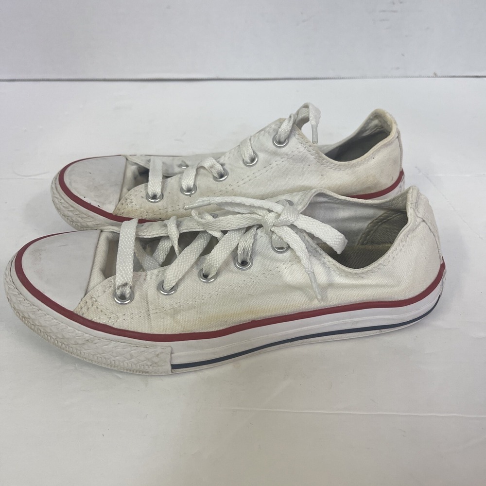 Converse Shoes Youth Size 2 White 3j256